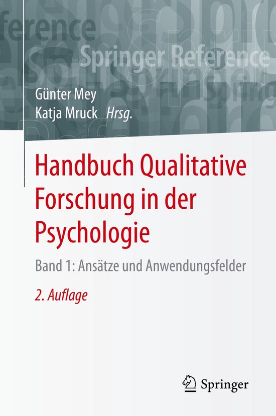 Handbuch Qualitative Forschung in der Psychologie - cover