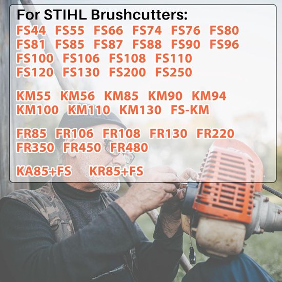Maaikop - voor AutoCut 25-2 Maaikop - 2 stuks - grasmaaierkop - multifunctionele maaikop - voor STIHL Bosmaaier - onkruid wieden - tuinaccessoires - Accessoires voor grasmaaiers van Merkloos	 — afbeelding 2