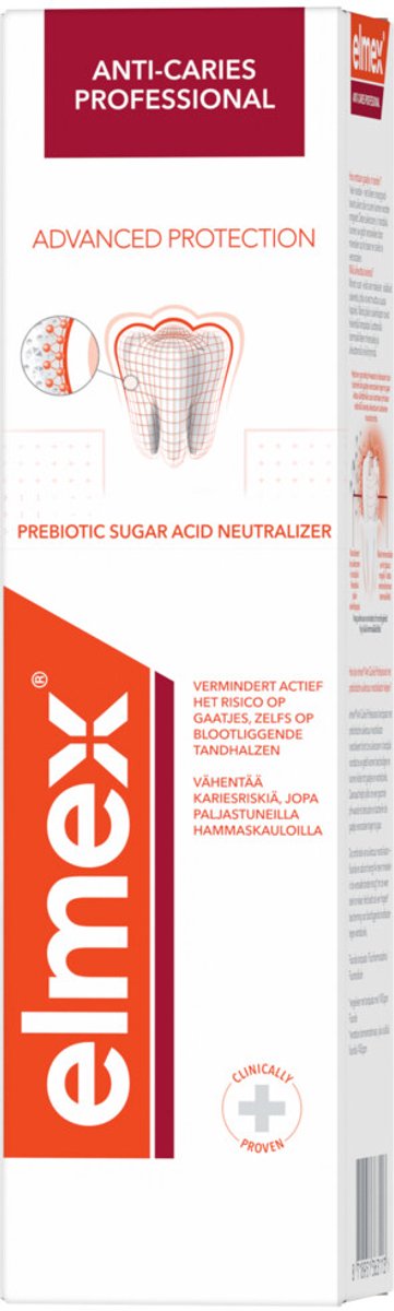 Goedkoopste 3x Elmex Tandpasta Anti-Cariës Professional 75 ml