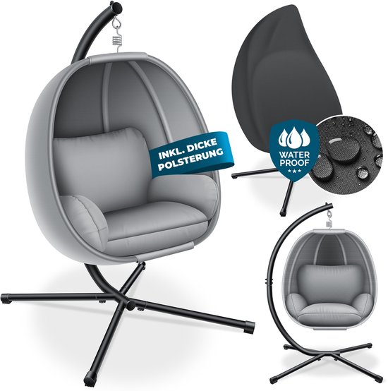 Kesser Hangstoel Luxe Met Standaard Kussen Binnen Buiten 150 kesser-hangstoel-luxe-met-standaard-kussen-binnen-buiten-150