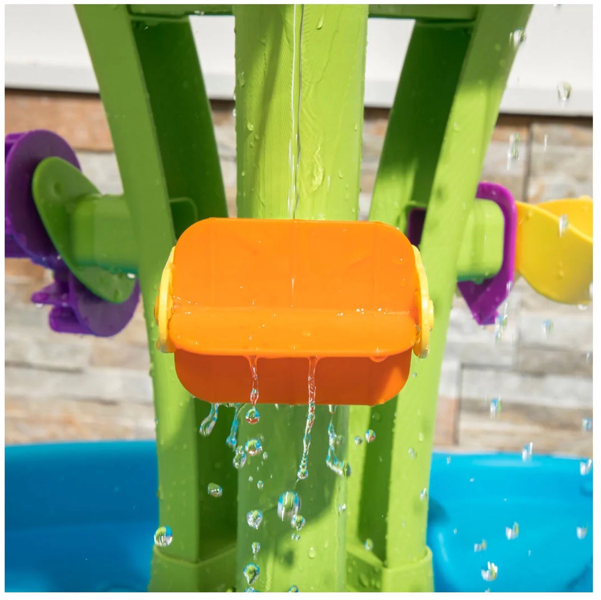 Step2 Summer Showers Splash Watertafel - Met 8 accessoires - Waterspeelgoed voor kind - Activiteitentafel met water voor de tuin / buiten — afbeelding 2