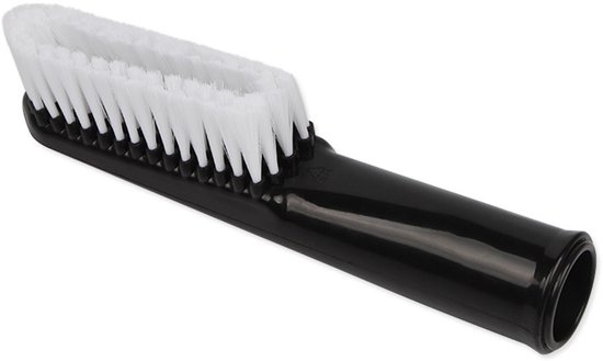 meubelborstel met witte borstelharen - 32mm - universeel stofzuigermondstuk plumeau - stofzuiger zuigmond opzetstuk - stofzuigerborstel - Geschikt voor Miele Bosch Siemens Philips AEG Electrolux