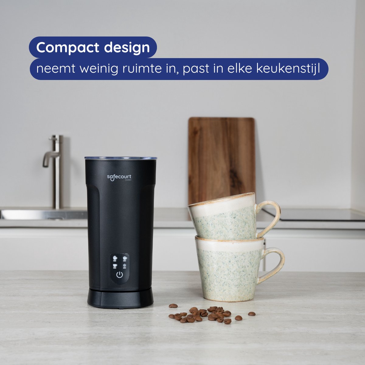 den Hertog - Deze SMEG melkopschuimer heeft een prachtige retro jaren