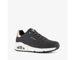 Skechers Uno-Shimmer Away dames sneakers zwart
