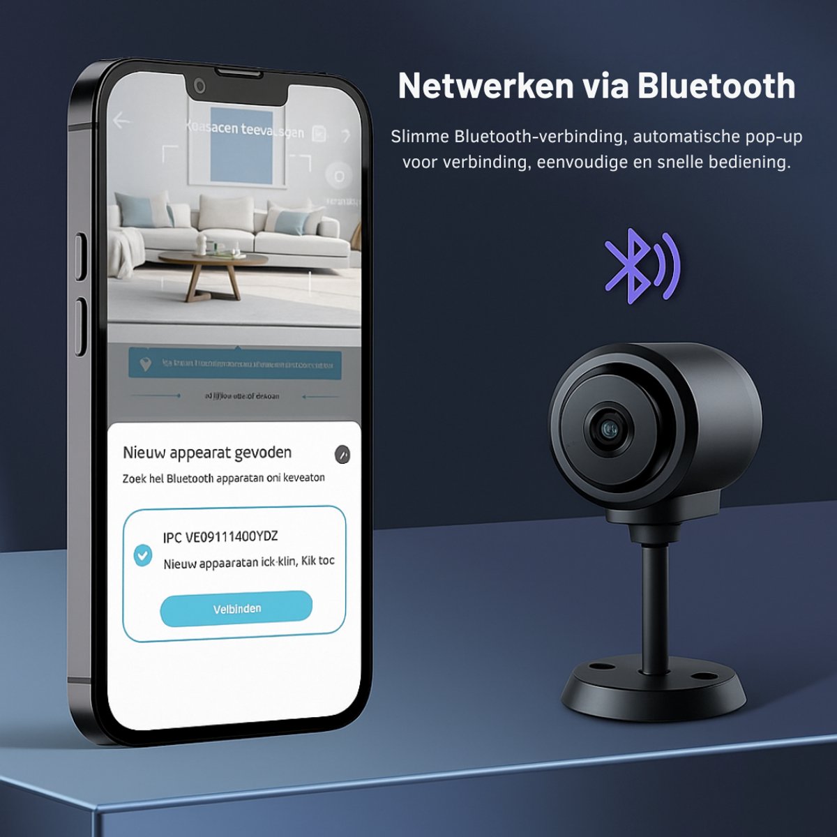 Narvie C1 Beveiligingscamera – 1080P HD IP Camera – Wifi – Nachtzicht – Bewegingsdetectie – Binnen/Buiten – foto 6