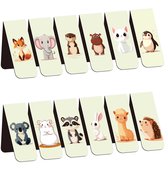 Signets magnétiques – 12x Design Animaux – VİWADO