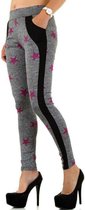 Sportlegging Dames - Grijs/Roze - Maat S/M 'Syrena'