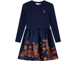 Someone DORIAN-SG-52-E Meisjes Jurk - NAVY