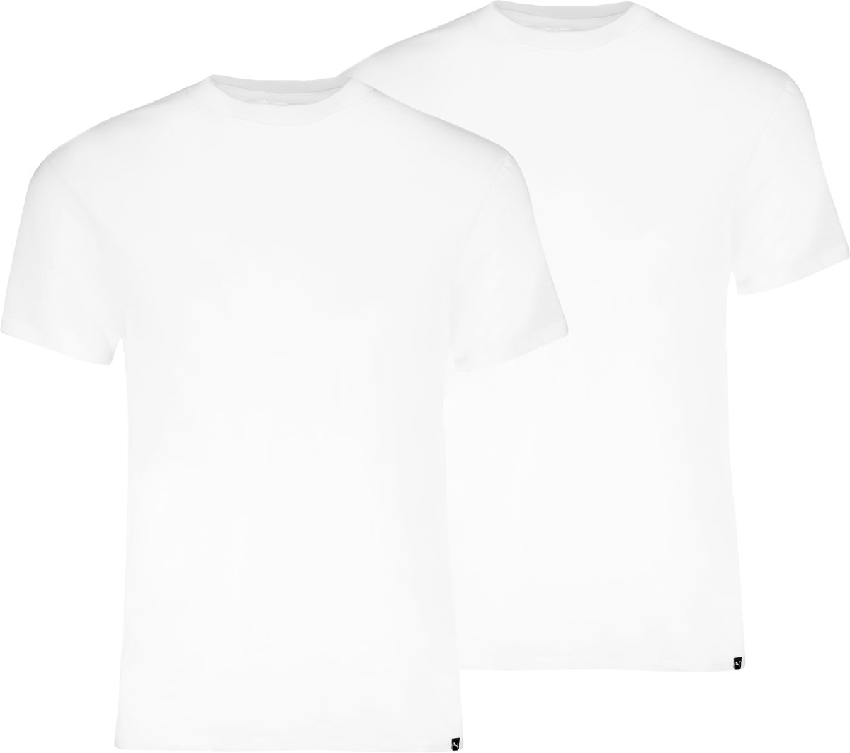 Everyday ronde hals T-shirt 2-pack – – S Wit