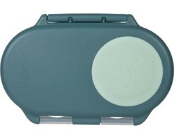 b.box Snackbox - Mini bentobox met 2 Lekvrije Vakken - Ideaal voor Peuters, Lunch & Snacks voor Kinderen - Voor een Heel Stuk Fruit - BPA-vrij
