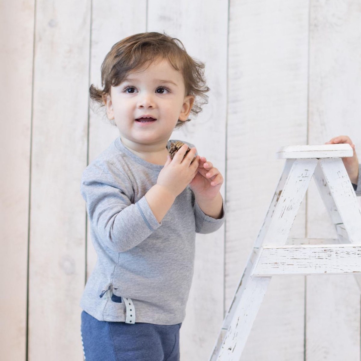 Baby-T-shirt met lange mouwen OrganicEra biologische baby L/S T-shirt