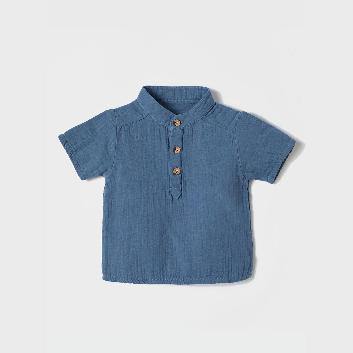 Kindershirt met korte mouwen OrganicEra Biologisch Mousseline Kindershirt S/S