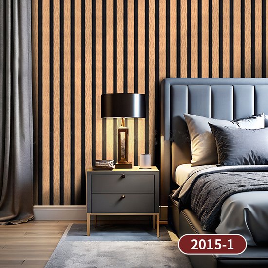 Houtlook Behang – Zelfklevend PVC – Waterdicht & Hittebestendig – 45cm x 10m – Makkelijk Aan te Brengen – Geschikt voor Woonkamer, Keuken & Winkeldecoratie