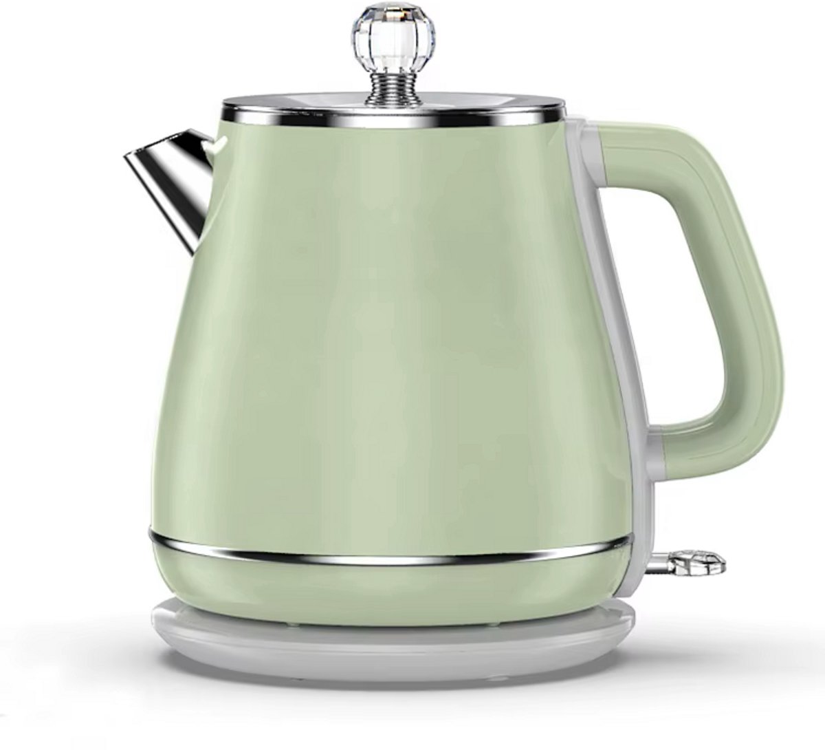 SIEPS Waterkoker - Elektrisch - Elektrische Waterkoker - Waterkoker Retro - Waterkokers - 1.8 Liter - Groen