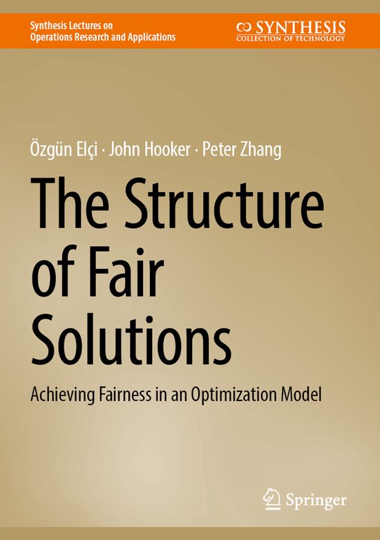 Synthesis Lectures on Operations Research and Applications-T ... - cover