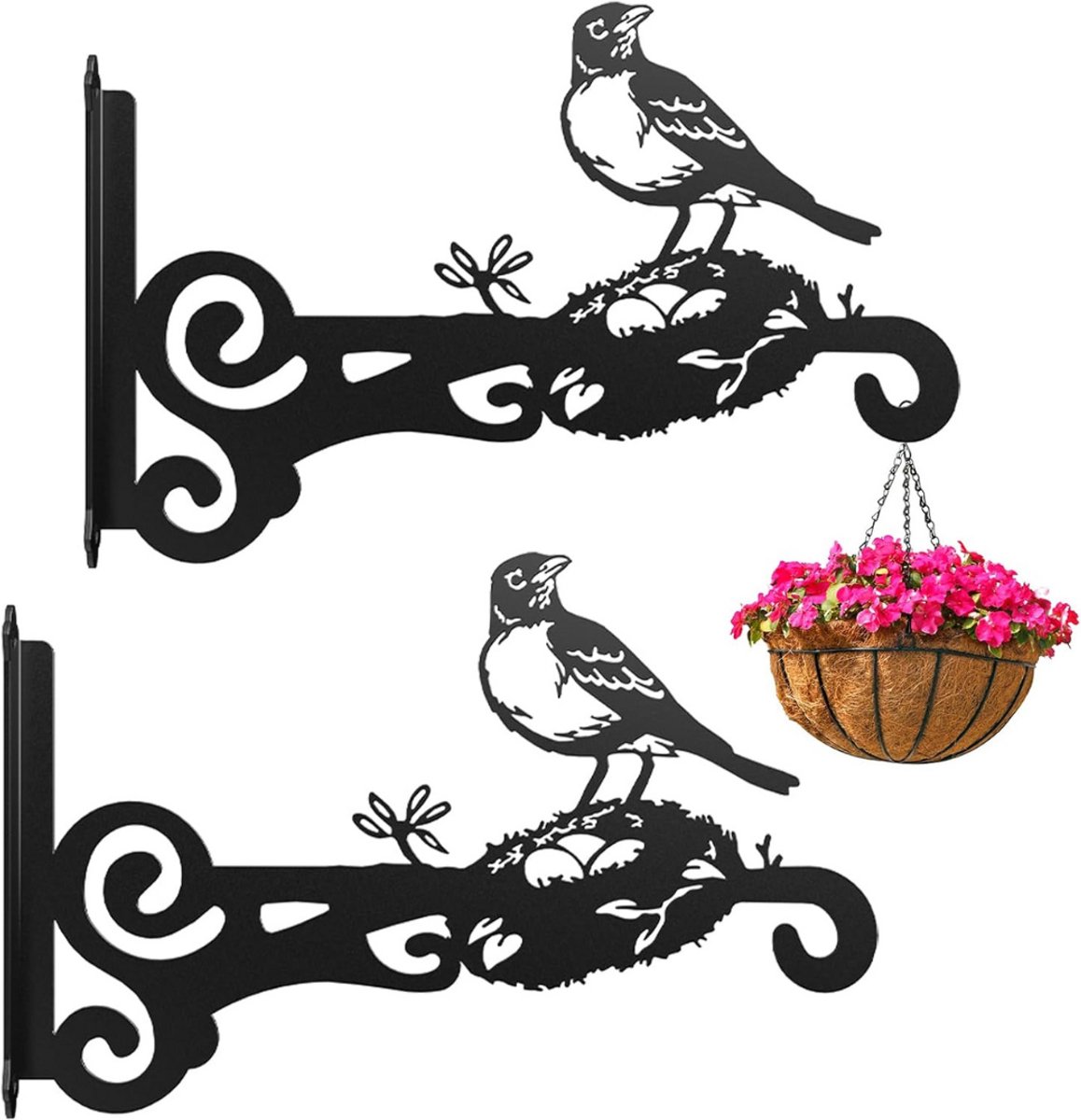 DailySupplies® Plantenhaak Hanging Basket - Muurhaak voor Planten - Wandhaak
