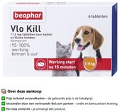 Beaphar Vlo Kill -  Kleine Hond/Kat - Tot 11 Kg - 6 Tabletten