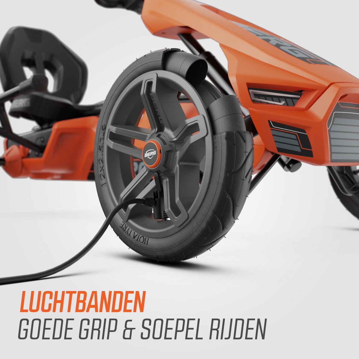 BERG Rally NRG Orange Skelter - 4+ Jaar - Verstelbare stoel - Oranje — afbeelding 4
