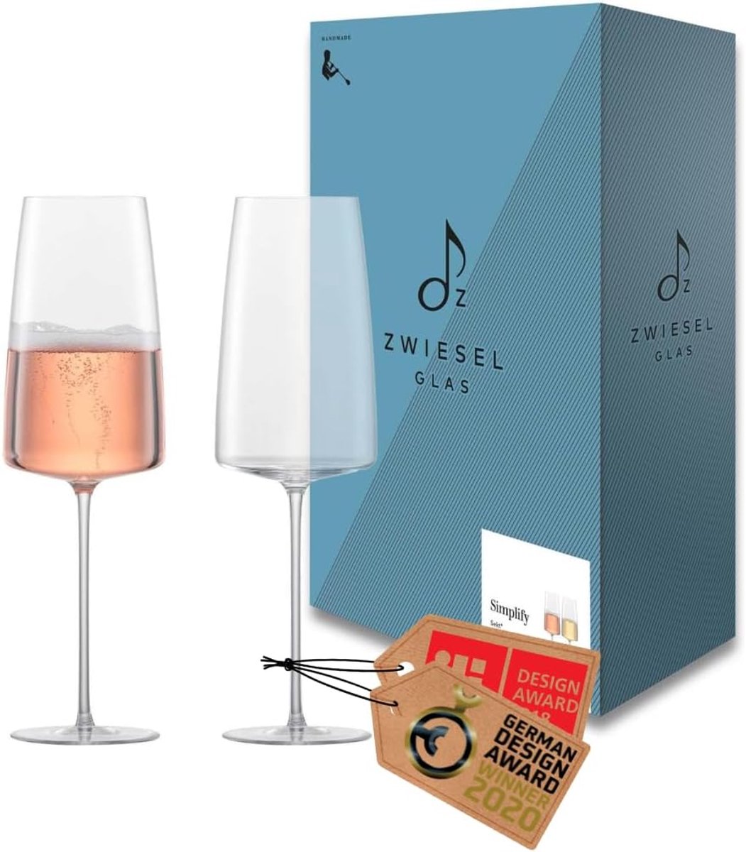 Zwiesel Glas Simplify Champagneglas light & fresh 77 - 0.407 Ltr - set van 2