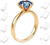 Ringverkleiner transparant - 8 stuks - onzichtbaar - Ring kleiner maken - Ring verkleiner