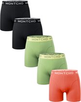 Bol.com MONTCHO - Dazzle Series - Boxershort Heren - Onderbroeken Heren - Boxershorts - Ondergoed - Oceanic Overtones - 5 Pack -... aanbieding