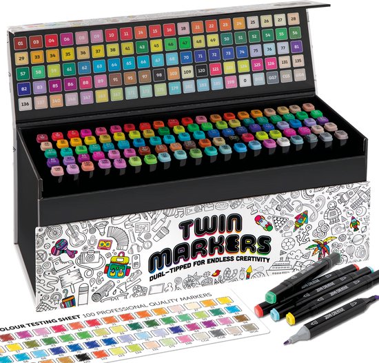 FINGERINSPIRE Lot De 16 Marqueurs De Point Rectangulaires En