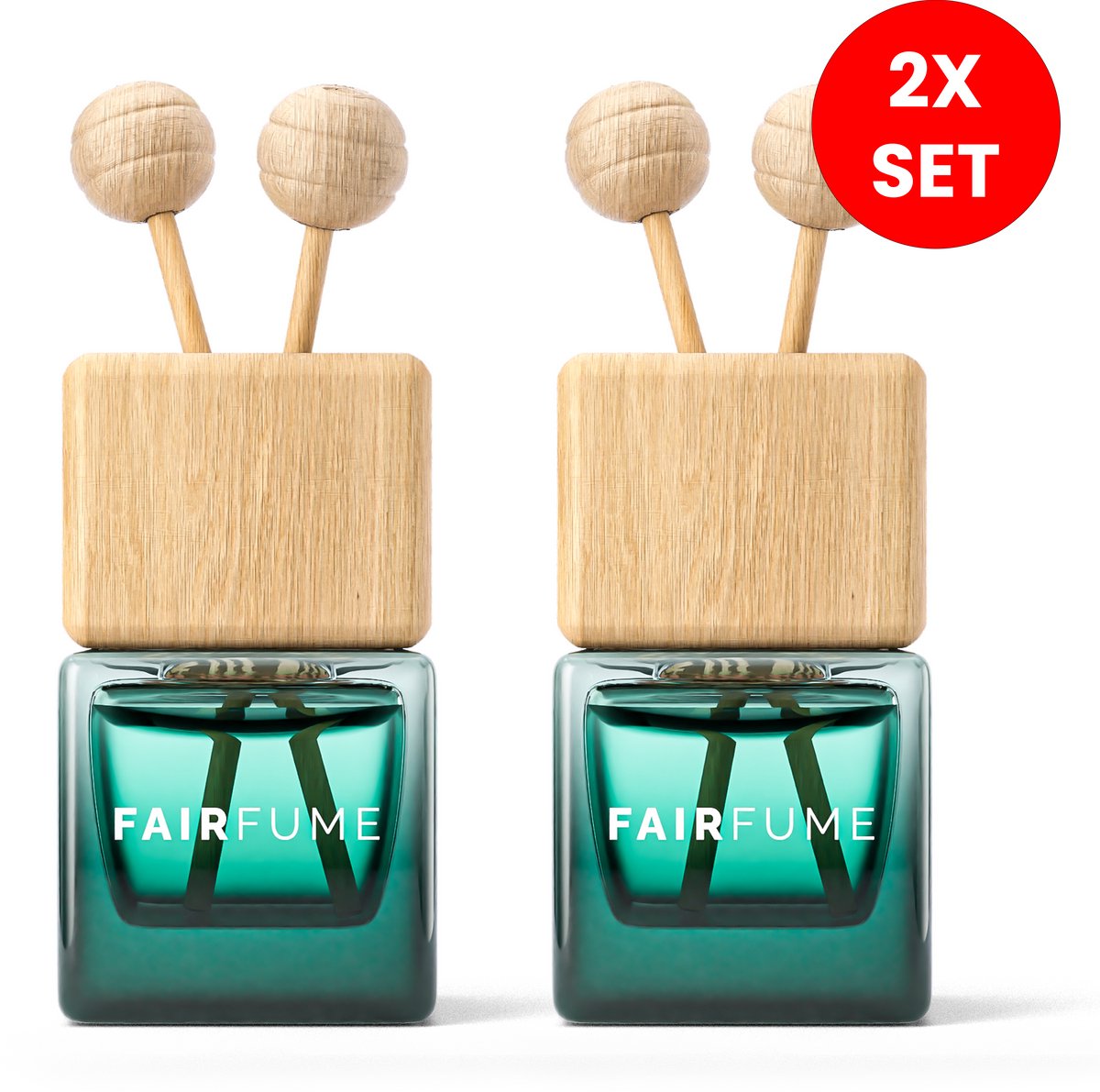 Goedkoopste Fairfume® - Auto Parfum no.126 – Geïnspireerd op Designer Parfum - Auto Geurverfrisser - Autoaccessoires – Parfum Voor Heren - Cadeau Man - Set van 2 Stuks