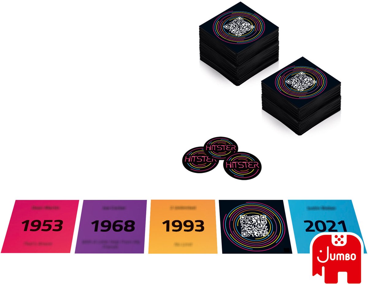 Jumbo - Hitster - Celebration - Actiespel met muziek - Vanaf 16 jaar - Muziekspel - Luxe editie — afbeelding 4