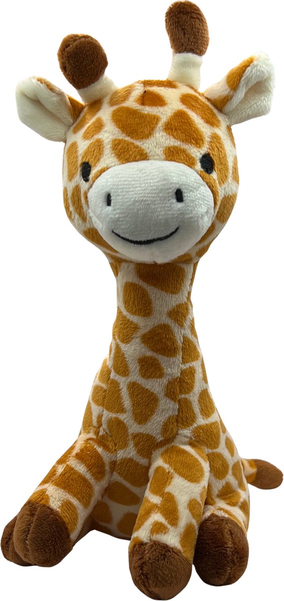 Fluffica - Giraffe Knuffel – Zachte Pluche – CE-gecertificeerd – Geschikt voor Baby’s & Kinderen – Lief Design - Knuffeldier - 20-cm