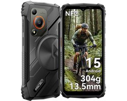 OSCAL MARINE 1 Robuuste Smartphone - 12GB RAM - 128GB ROM - 5100mAh - 6.56 Inch - IP68 Waterdicht - Dual SIM - Android 15 - NFC - Zwart