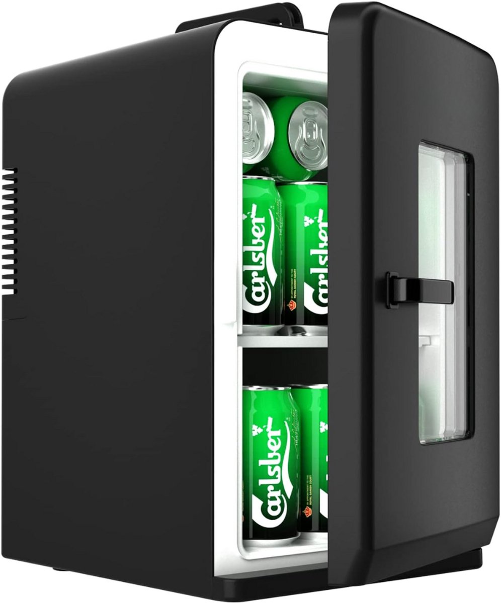 Lexium Mini Fridge for Drinks - Kleine Koelkast - Mini Koelkasten - Minibar - Mini Fridge - Mini Koelkast - Mini Koelkastje -