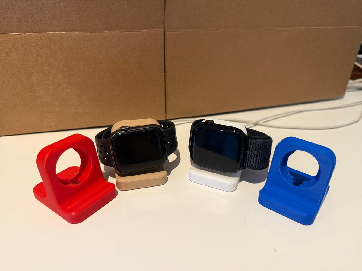 Apple Watch Houder / Dock / Stand – Geschikt voor Magnetische Oplader – Wit