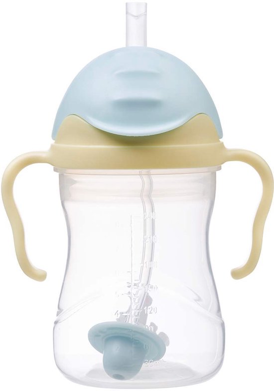 b.box Looney Tunes Drinkfles met rietje - Rietjesbeker voor peuters - flip-top deksel - verzwaard rietje om onder elke hoek te drinken - lekvrij tweewegventiel handige handvatten - BPA-vrij - vaatwasmachinebestendig - vanaf 6 maanden- 240 ml van b.box — afbeelding 2