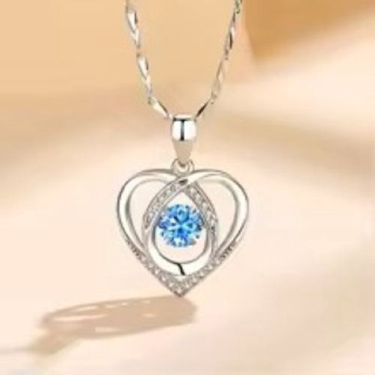 Glams ketting kruis 1,0 mm 40 + 5 cm - Zilver