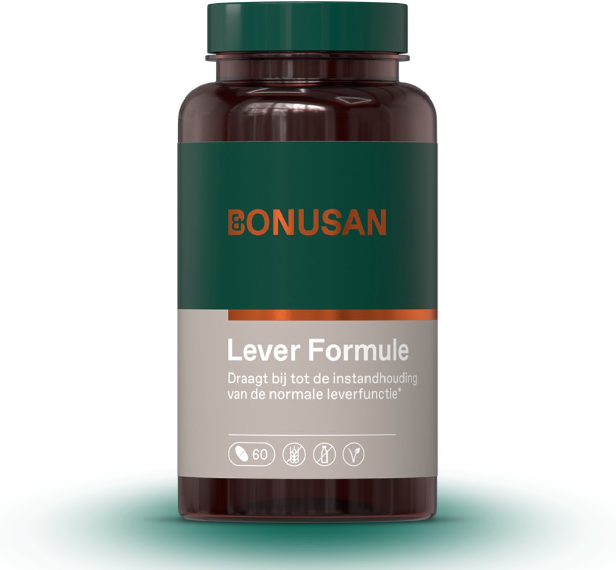 BONUSAN Lever Formule – 60 Tabletten – Met Mariadistel, Paardenbloem, Artisjok en Choline – Ondersteund reinigende werking Lever