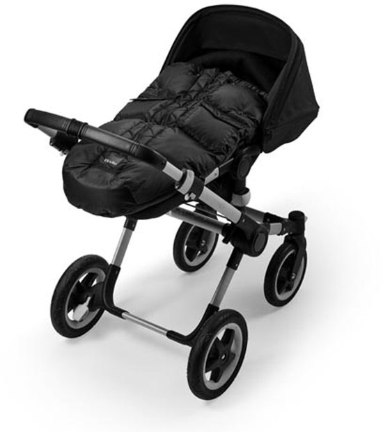 Elodie Voetenzak - Voetenzak - Voetenzak buggy - Voetenzak kinderwagen - Voetenzakken - Pilot Black van Merkloos — afbeelding 4