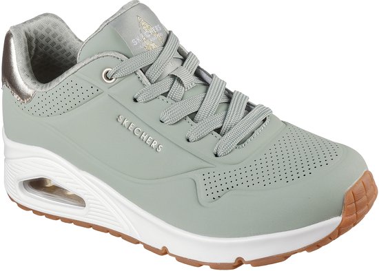 Baskets pour femmes Skecher Street UNO GOLDEN AIR pour femme 177094/SAGE