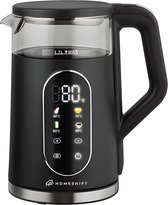 Bouilloire HomeShift® avec contrôle de température - Fonction maintien au chaud - Double paroi - Électrique - 1,7 litre - 2200 W - Zwart