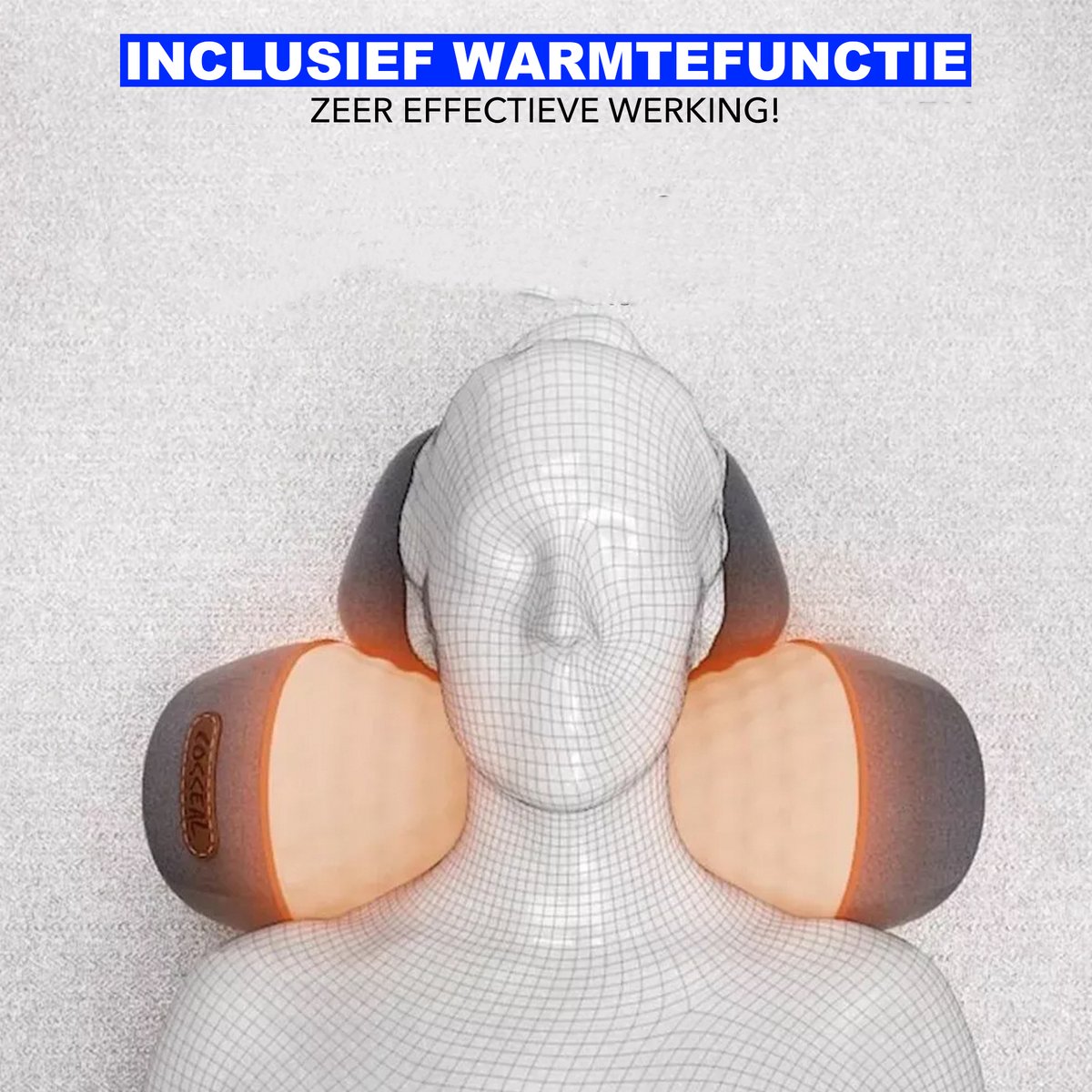 Afbeelding 3 van De 3-In-1 Nekmassager Neck - Massage Apparaat - Massageapparaten - Rug & Nek - Massagekussen - Nekmassage Apparaat