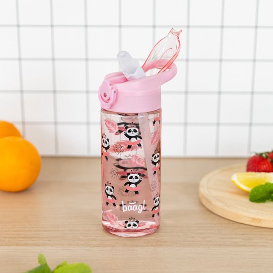 baagl-panda-drinkfles-500ml-met-rietje-bol