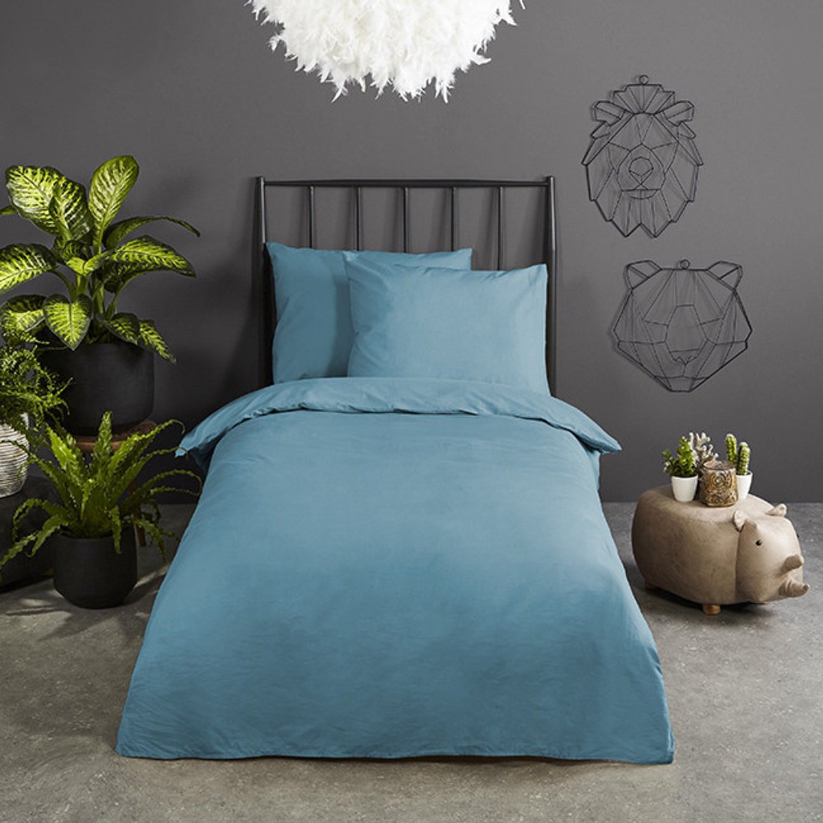 Baby Dekbedovertrek Snufje Blauw - Ledikant (100 x 135 cm)