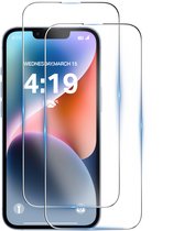 Protecteur d'écran iPhone 14/14 Pro en Glas trempé trempé - 2 pièces en verre de protection
