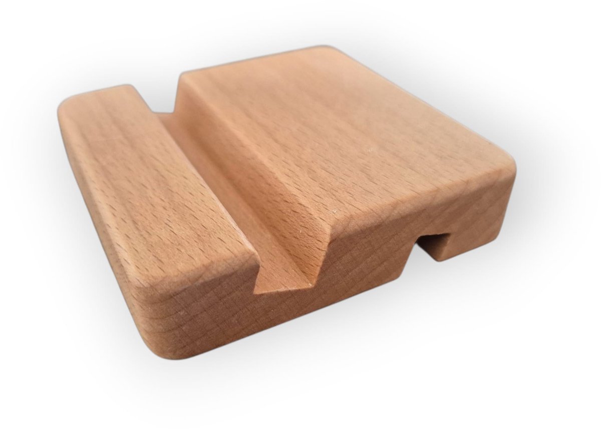 Troubadot | tegelhouder eikenhout | hout | tegelhouder | Spreuktegel | Tegeltjes met quote | tegelstandaard | 8x8cm | houder | standaard