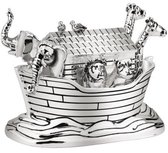 Zilverstad - Muziekdoosje Noah's Ark zilver kleur