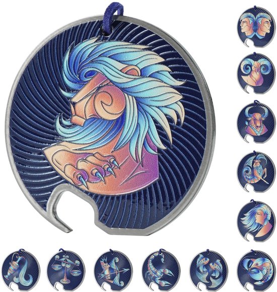 Flesopener rond met gravure - v huwelijk & relatiegeschenk