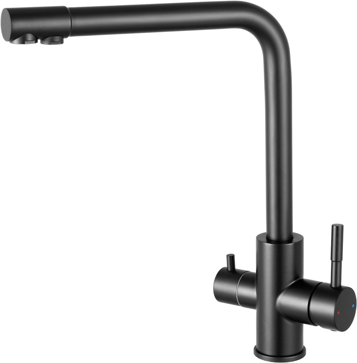 SOFETIY MAX 3-weg Keukenkraan met 2 Handvat - Keukenmengkraan met Warm en Koud Water en Gezuiverd Water