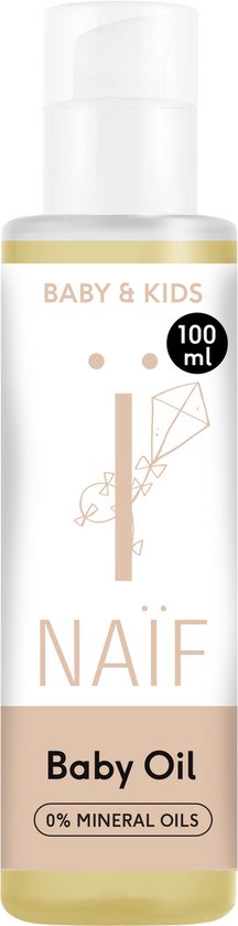 Naïf - Babyolie - Baby & Kids - met Natuurlijke Ingrediënten - 100ml