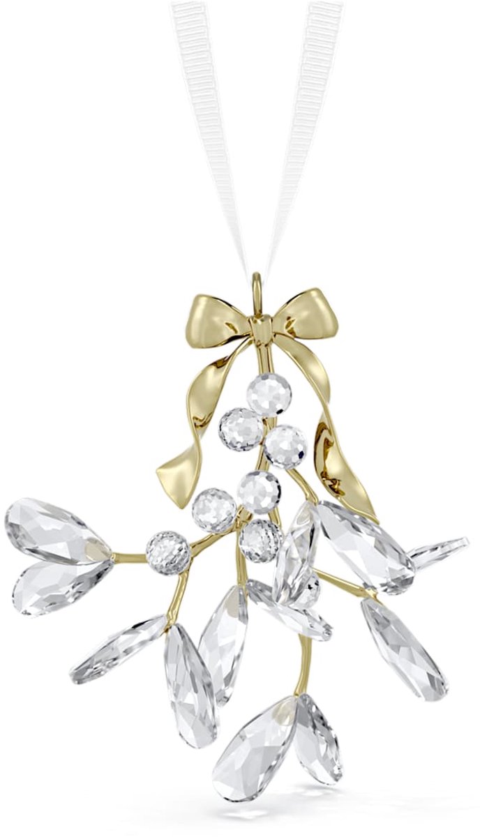 Swarovski Holiday Magic Ornament Maretak 5701372 Goudkleurig