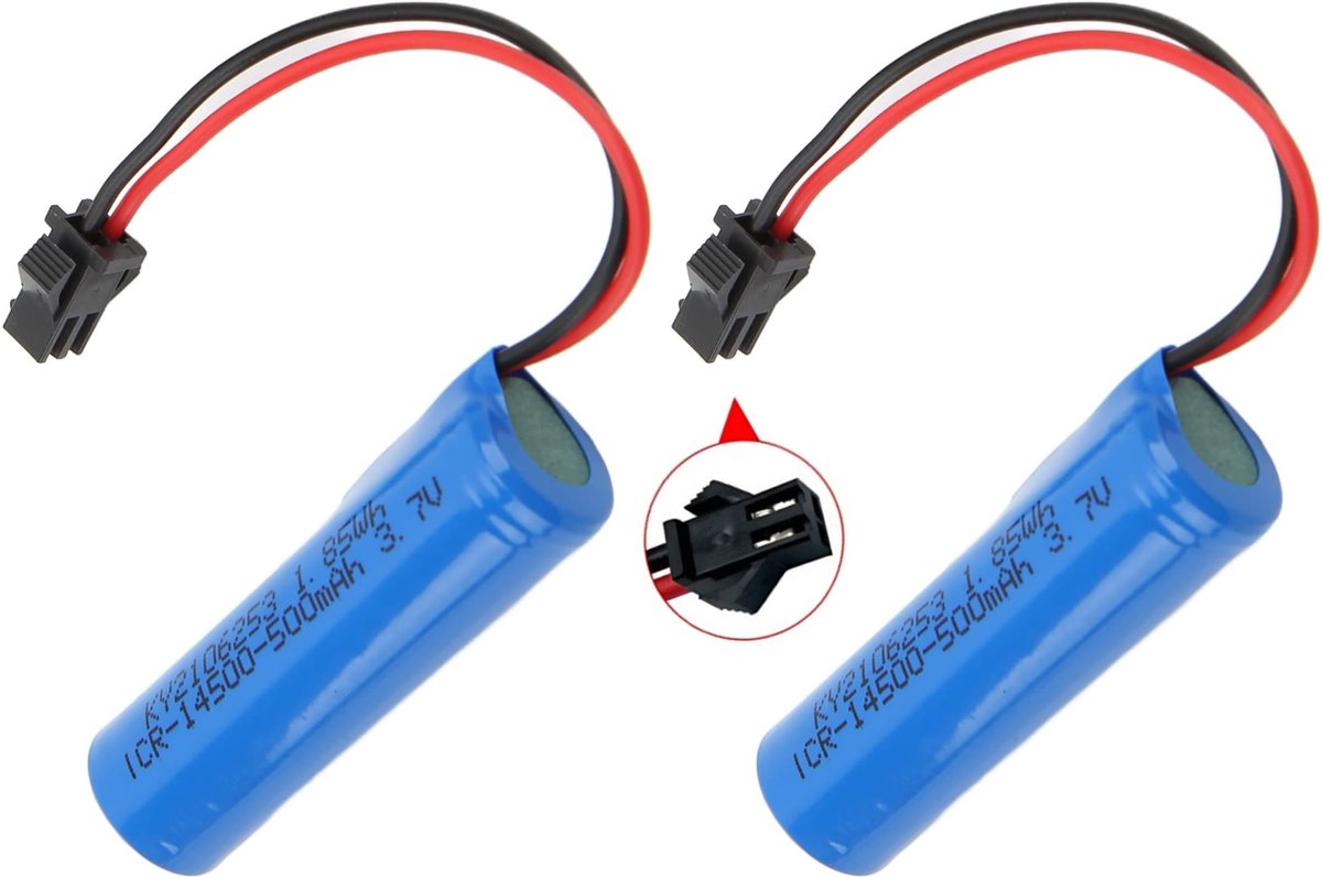 PolkaHome ® 2 stuks Bestuurbare Auto Accu