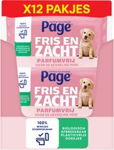 12x Page Papier toilette Humide Sensible 38 pièces